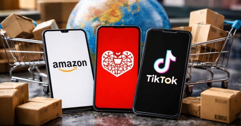 Amazon, Pinduoduo et TikTok mènent le classement GMV 2025